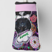 Newfoundland-hond golfheadcover (Draai 90)