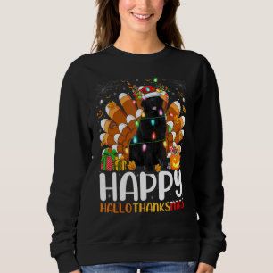 Newfoundland-hond Halloween Kerstmis Gelukkig Hall Trui