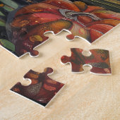 Newfoundland-hond Herfst Oogst Thanksgiving Legpuzzel (Zijkant)