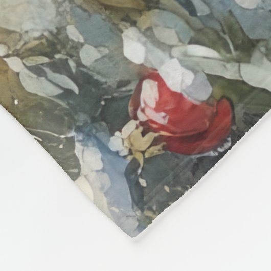 Newfoundland Hond in Sledge Laat het Sneeuw Kerstm Fleece Deken (Hoek)