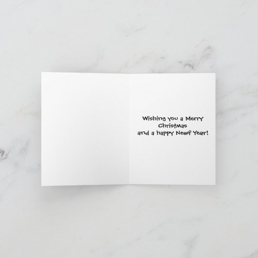 Newfoundland hond Kerst Kaart (Binnen)