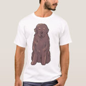 Newfoundland hond Magic T-shirt (Voorkant)