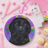 Newfoundland hond   papieren bordje (Feest)