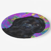 Newfoundland hond   papieren bordje (Gekanteld)