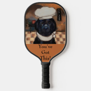 Newfoundland-hond pickleball paddle