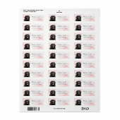 Newfoundland Hond Retouradres Labels (Full Sheet)
