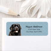 Newfoundland Hond Retouradres Labels (Insitu)