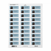 Newfoundland Hond Retouradres Labels (Full Sheet)