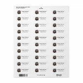 Newfoundland Hond Retouradres Labels (Full Sheet)