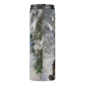 Newfoundland Hond Rijden Motorfiets Kerstmis Thermosbeker (Achterkant)