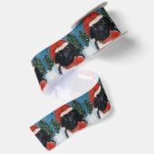 NEWFOUNDLAND HOND SATIJNEN LINT (Achterkant)
