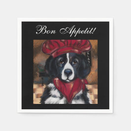 Newfoundland hond servet