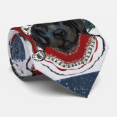 Newfoundland-hond stropdas (Opgerold)