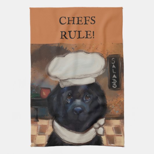 Newfoundland-hond      theedoek (Verticaal)