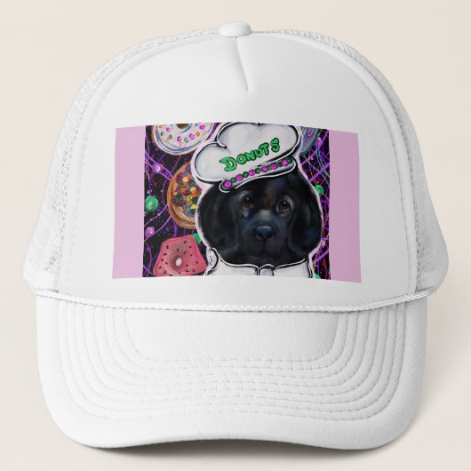 Newfoundland hond trucker pet (Voorkant)