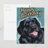 Newfoundland-hond Verjaardag Briefkaart (Voorkant / Achterkant)