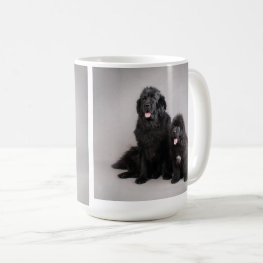 Newfoundland honden mok (Voorkant rechts)