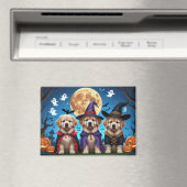 Newfoundland Honden Pompoen Halloween Grappig Magneet (Insitu (Vaatwasser))