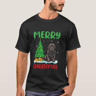 Newfoundland Hondenboom Xmas Trui Mannen Vrouwen L T-shirt