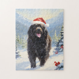 Newfoundland hondenkerst legpuzzel