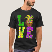 Newfoundland Hondenliefhebber I Love Mardi Gras Co T-shirt (Voorkant)