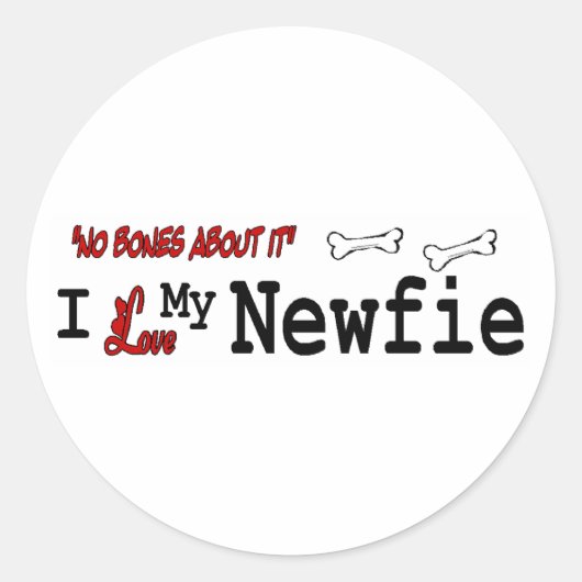 Newfoundland (I Love) Sticker (Voorkant)