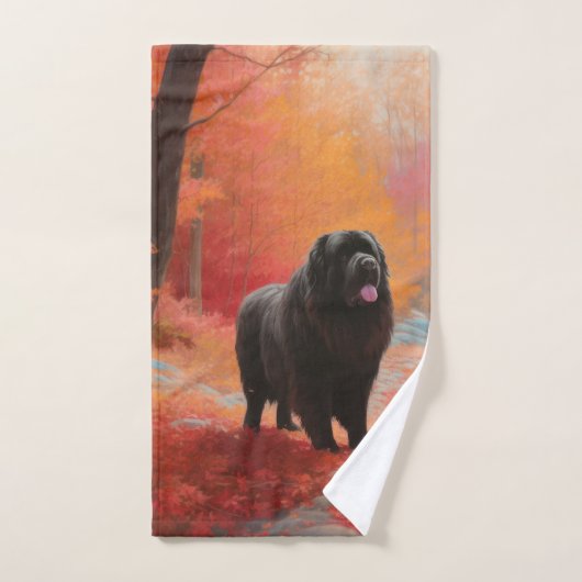 Newfoundland in Herfst laat Herfst inspireren Bad Handdoek (Handdoek)