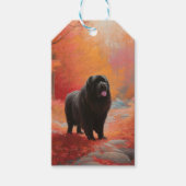 Newfoundland in Herfst laat Herfst inspireren Cadeaulabel (Voorkant)