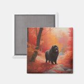 Newfoundland in Herfst laat Herfst inspireren Magneet (Voorkant / Achterkant)