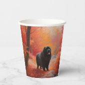 Newfoundland in Herfst laat Herfst inspireren Papieren Bekers (Voorkant)