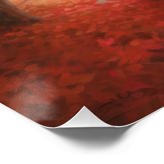 Newfoundland in Herfst laat Herfst inspireren Perfect Poster (Hoek)