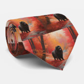 Newfoundland in Herfst laat Herfst inspireren Stropdas (Opgerold)