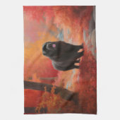 Newfoundland in Herfst laat Herfst inspireren Theedoek (Verticaal)