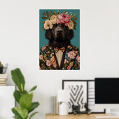 Newfoundland In Kostuum Poster, Newfoundland Poster (Thuiskantoor)