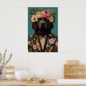 Newfoundland In Kostuum Poster, Newfoundland Poster (Keuken)