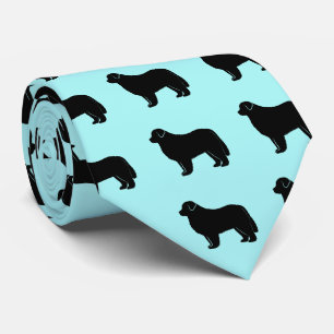 Newfoundland in Silhouette Stropdas