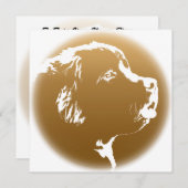 Newfoundland Invitalized Dog Kaart (Voorkant / Achterkant)