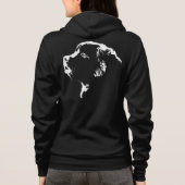 Newfoundland Jacket Women's Newfoundland Dog Hoodie (Achterkant)