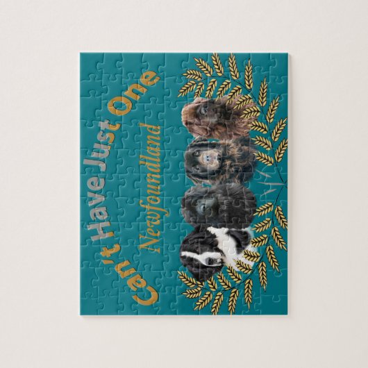 Newfoundland kan niet slechts één hebben legpuzzel (Verticaal)