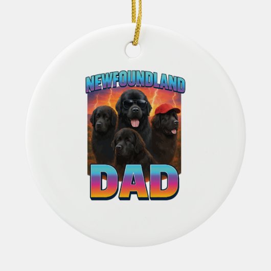 Newfoundland Keramisch Ornament (Voorkant)