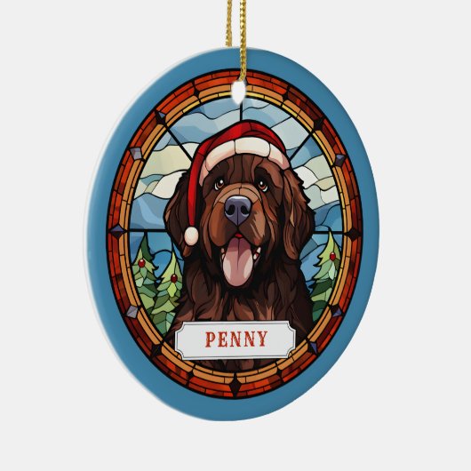 Newfoundland keramische cirkel Ornament (Rechts)