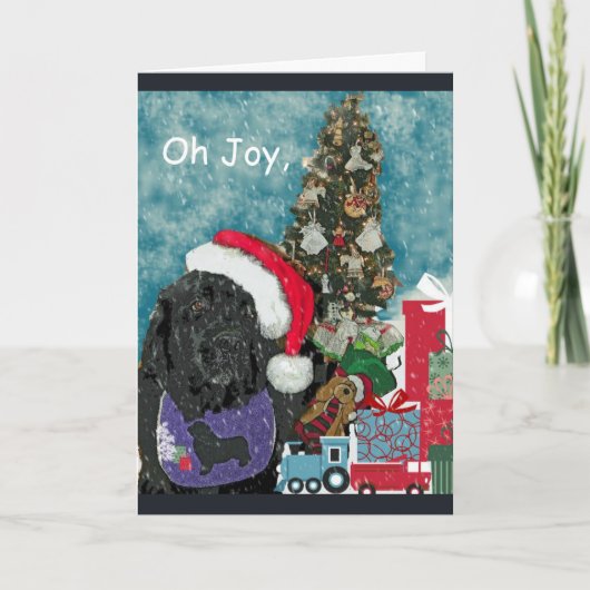 Newfoundland Kerst Feestdagen Kaart (Voorkant)