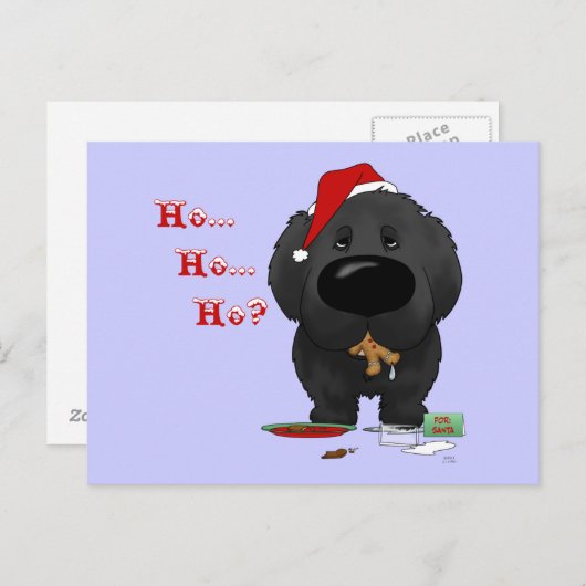 Newfoundland Kerst Feestdagenkaart (Voorkant / Achterkant)