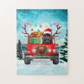 Newfoundland Kerst Legpuzzel (Verticaal)