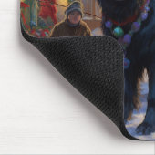 Newfoundland Kerstfeest Periode Muismat (Hoek)