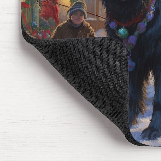 Newfoundland Kerstfeest Periode Muismat (Hoek)