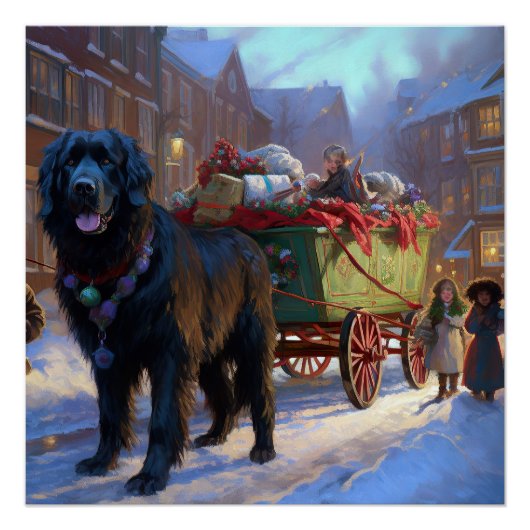 Newfoundland Kerstfeest Periode Perfect Poster (Voorkant)