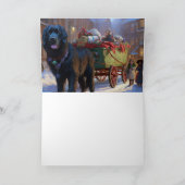 Newfoundland Kerstfeest Seizoen Kaart (Binnen)