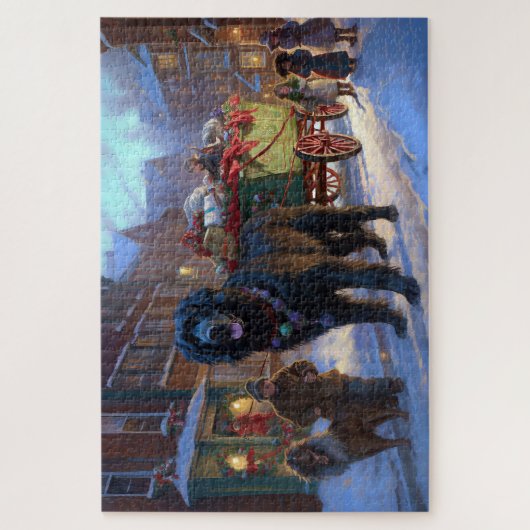 Newfoundland Kerstfeest Seizoen Legpuzzel (Verticaal)