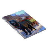 Newfoundland Kerstfeest Seizoen Notitieboek (Rechterzijde)